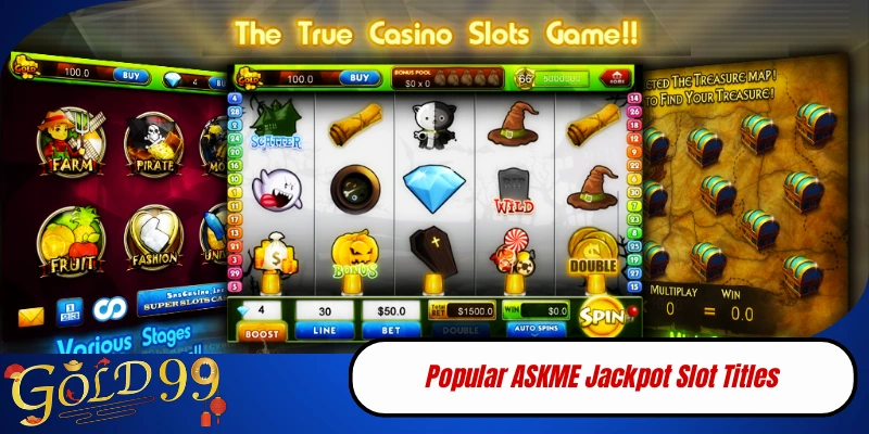 Popular ASKME Jackpot Slot Titles