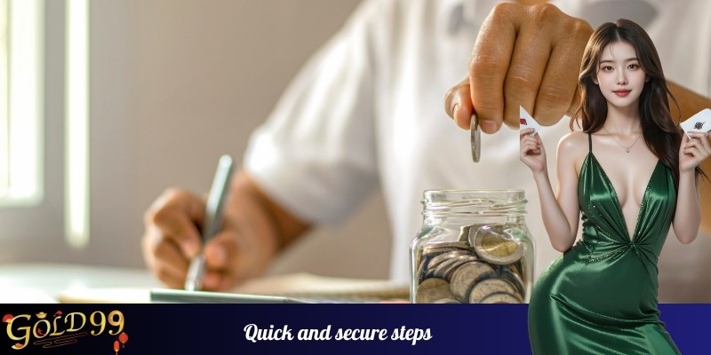 Depositing money into Gold99: Quick and secure steps