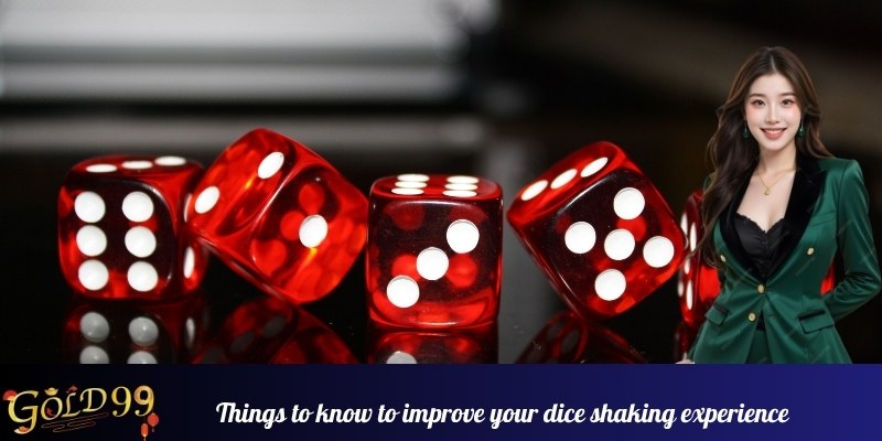 Things to know to improve your dice shaking experience
