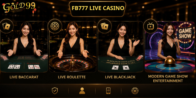 Popular Games in FB777 Live Casino